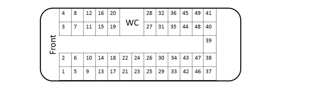 jewels tours coach seating plan